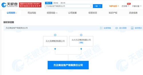 北大方正集團成立商業地產公司，注冊資本1億，拓展信息咨詢服務新版圖